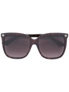 Gucci Eyewear - Oversize Gradient Square Sunglasses - Women - Acetate - 57, Women's, Black, Acetate