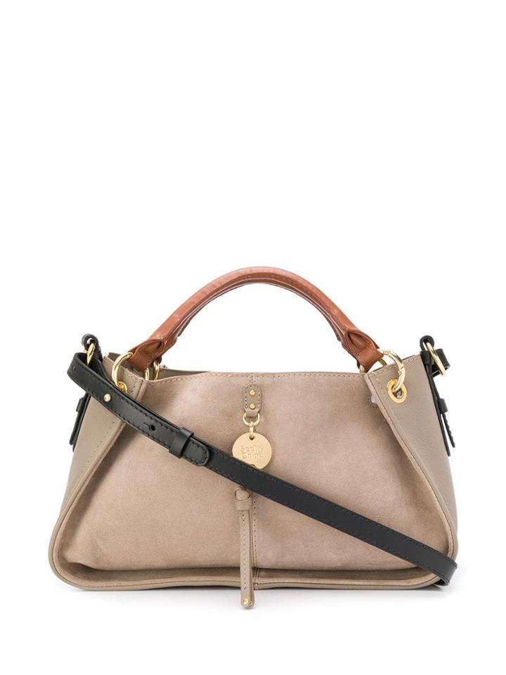 See By Chloé Logo Charm Tote - Grey