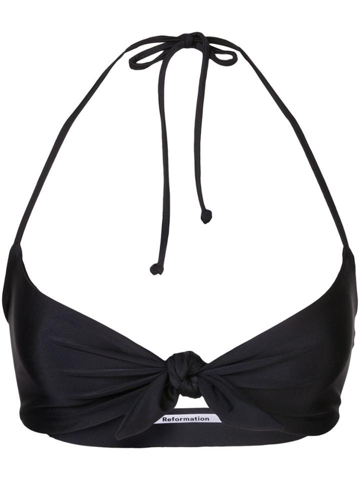 Reformation Hermosa Bikini Top - Black