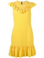 Sonia By Sonia Rykiel Sleeveless Ruffle Dress - Yellow & Orange