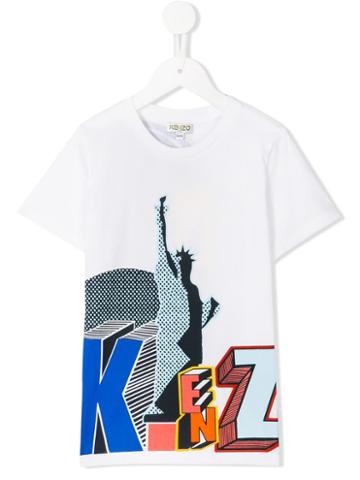 Kenzo Kids Bob T-shirt, Boy's, Size: 12 Yrs, White