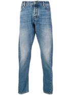 Marcelo Burlon County Of Milan Wing Print Jeans - Blue