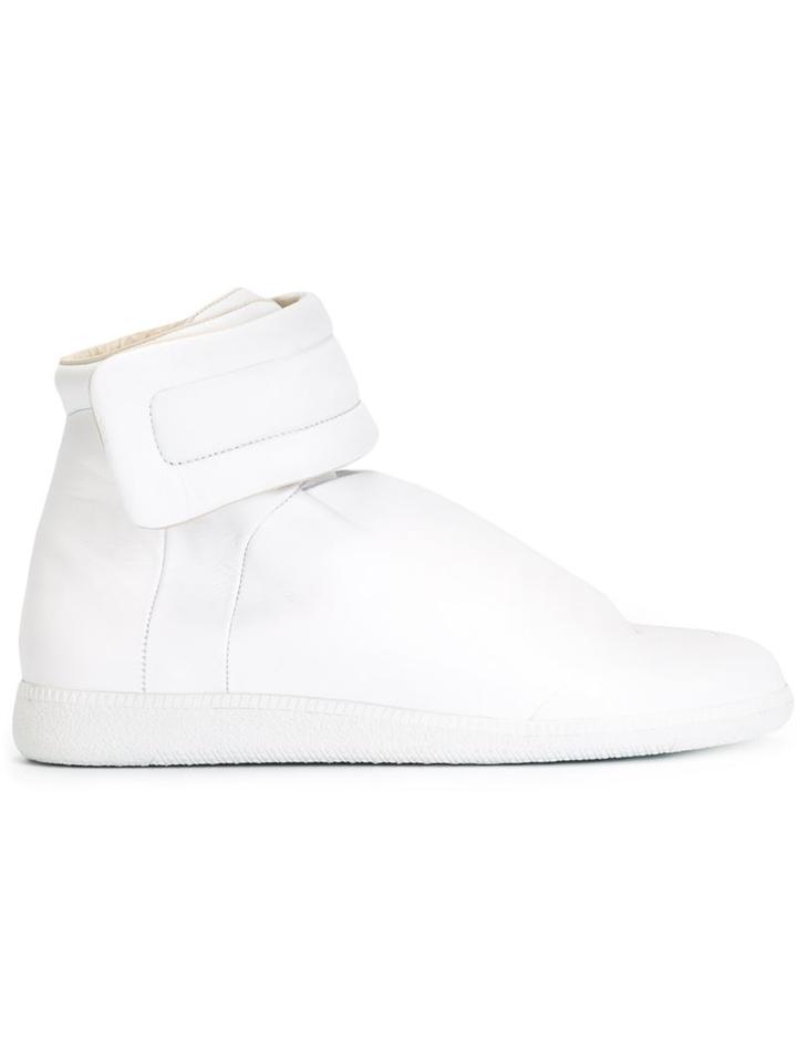 Maison Margiela Future Hi-top Sneakers, Men's, Size: 41, White, Calf Leather/rubber