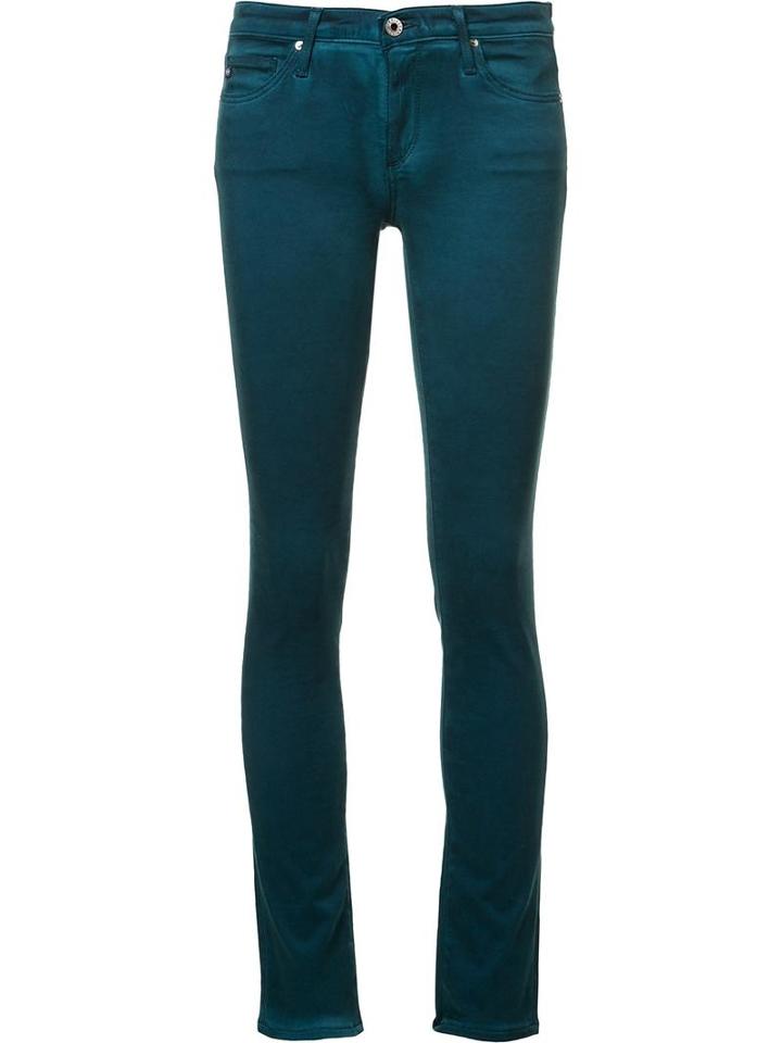 Ag Jeans 'stilt' Jeans, Women's, Size: 31, Green, Cotton/modal/polyester/polyurethane