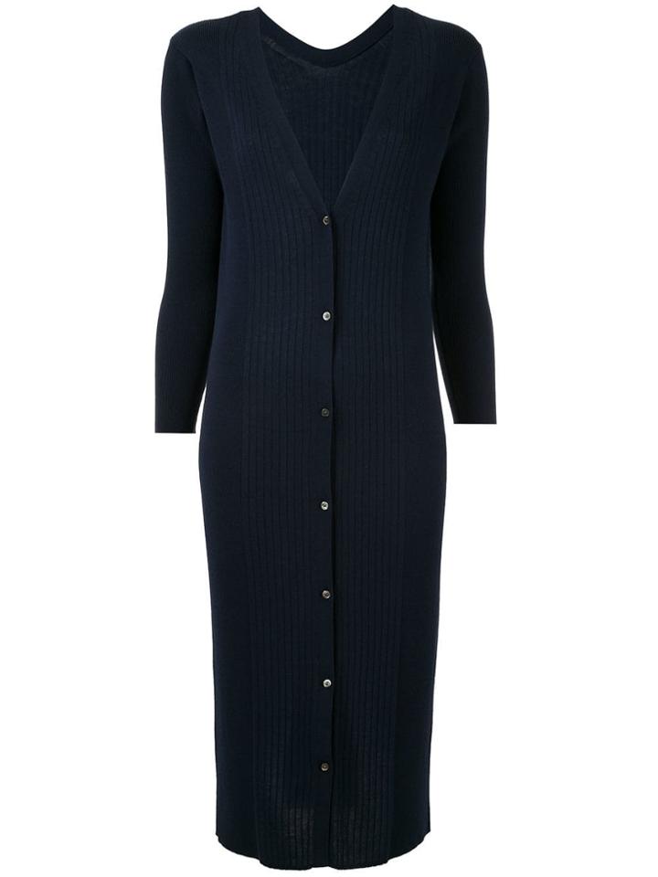Ballsey Long Slim-fit Cardigan - Blue