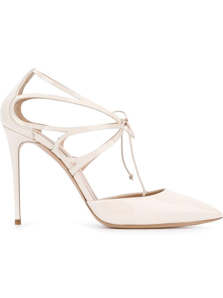 Casadei Cut-out Tie Pumps