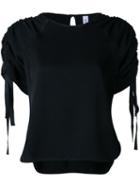Georgia Alice Rouche T-shirt, Women's, Size: 10, Black, Polyester/acetate
