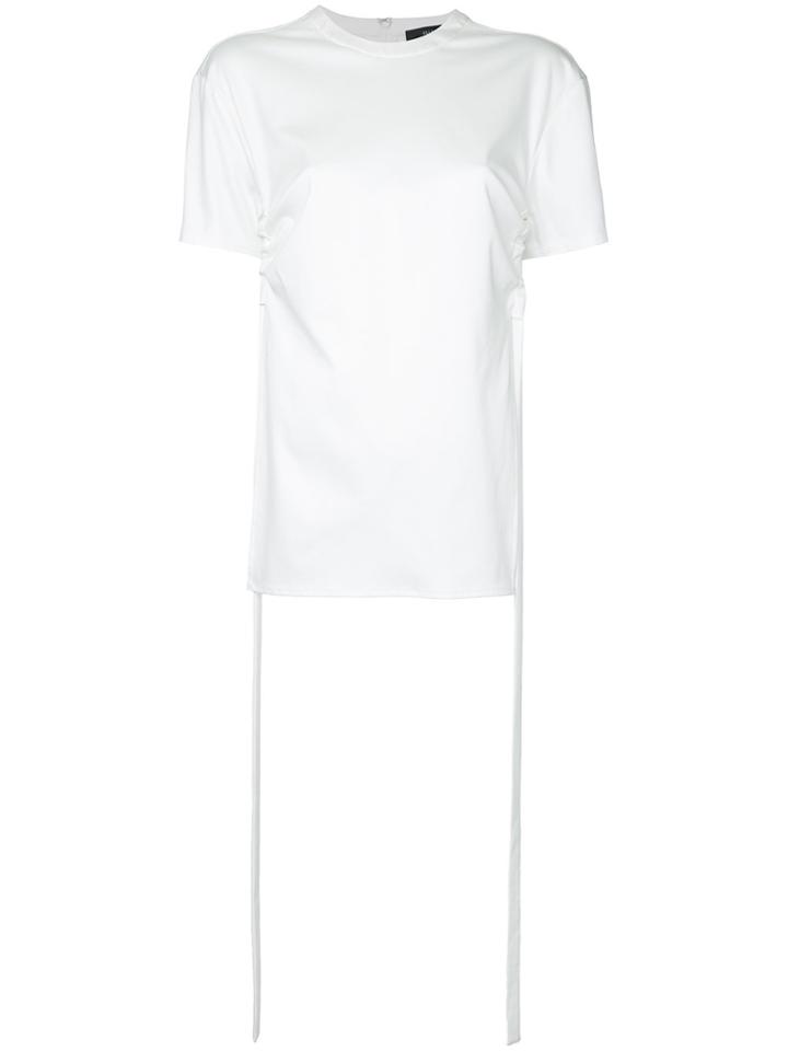 Ellery Side Split T-shirt - White