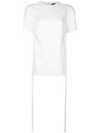 Ellery Side Split T-shirt - White