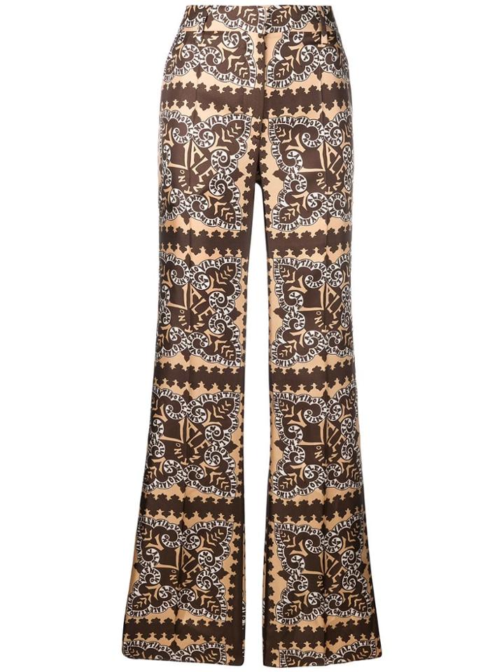 Valentino Bandana Print Trousers - Neutrals
