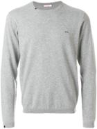 Sun 68 Round-neck Sweater - Grey