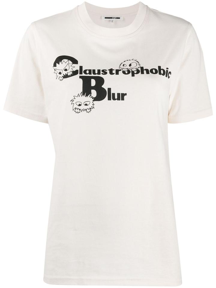 Mcq Alexander Mcqueen Claustrophobic Blur T-shirt - Neutrals