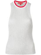 Hilfiger Collection Ribbed Tank Top - Metallic
