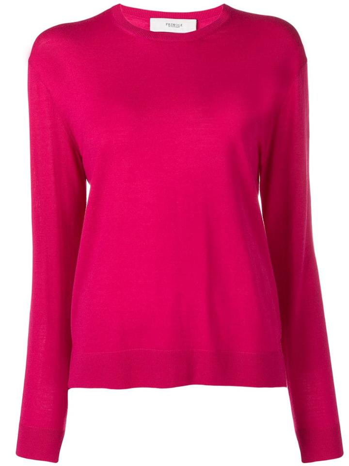 Pringle Of Scotland Merino Jumper In Magenta - Pink