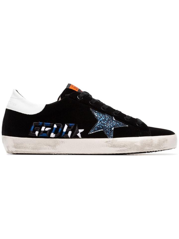 Golden Goose Deluxe Brand Superstar Velvet And Leather Sneakers -