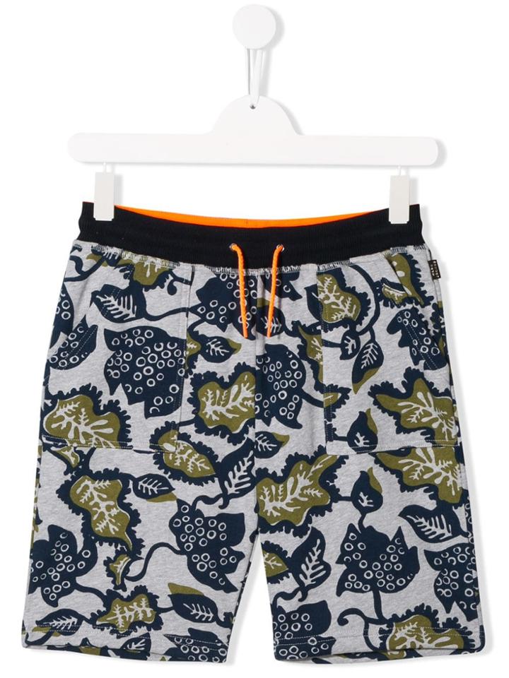 Little Marc Jacobs Floral Camouflage Shorts - Grey