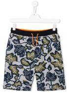 Little Marc Jacobs Floral Camouflage Shorts - Grey