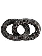 Carolina Bucci Black Diamond Double Links - Metallic