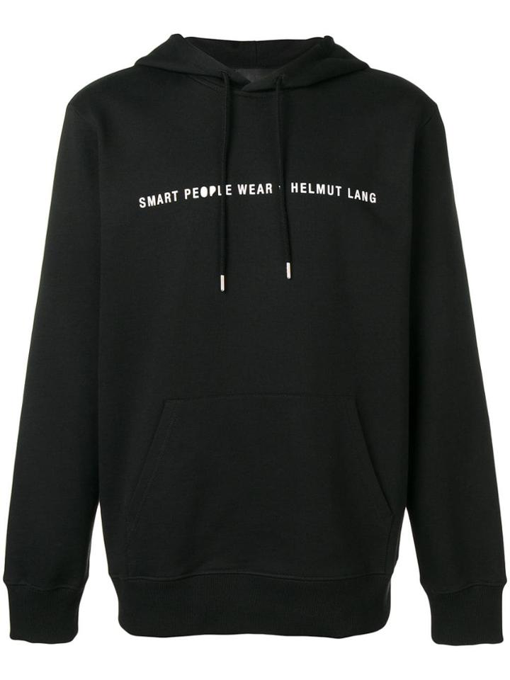 Helmut Lang Smart People Wear Hoodie - Black