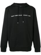 Helmut Lang Smart People Wear Hoodie - Black