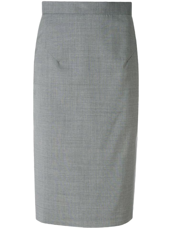 Vivienne Westwood High Waisted Pencil Skirt - Grey