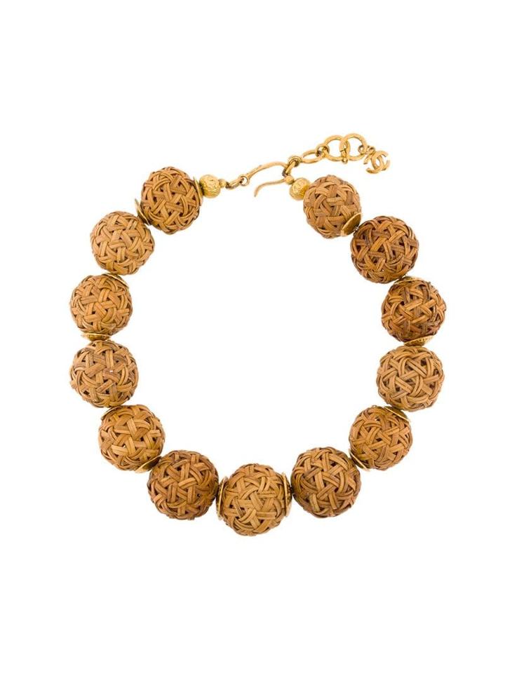 Chanel Pre-owned 1999 Spheres Short Necklace - Neutrals