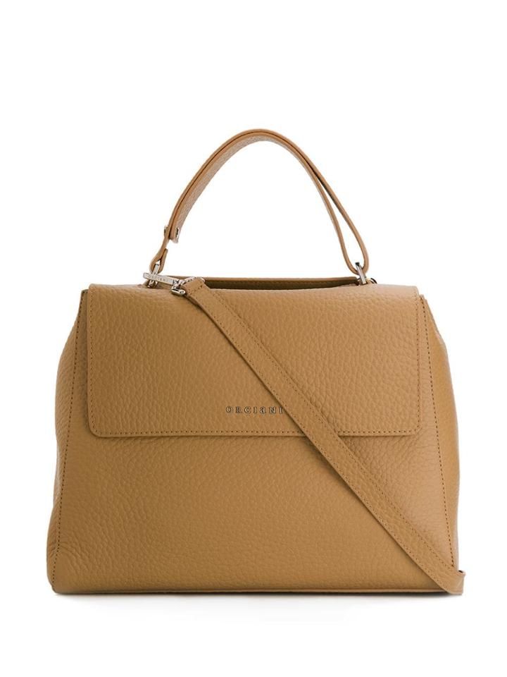 Orciani Sveva Medium Tote Bag - Neutrals