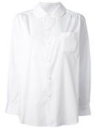 Comme Des Garçons Comme Des Garçons Chest Pocket Shirt, Women's, Size: Small, White, Cotton