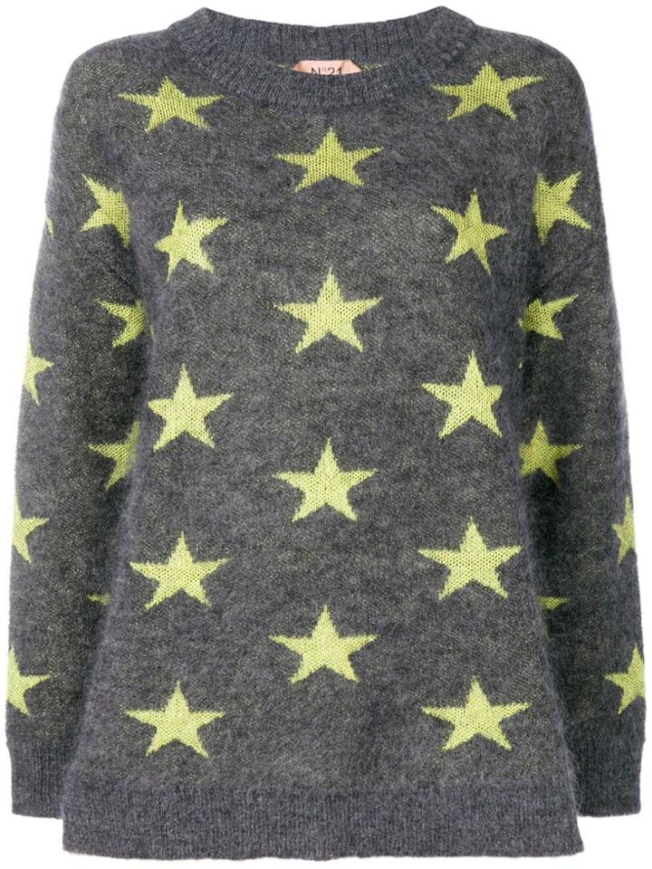 No21 Stars Jumper - Grey