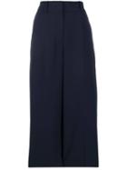 Coliac High-waisted Flared Trousers - Blue