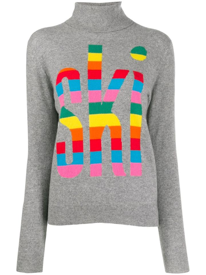 Chinti & Parker Ski Turtleneck Jumper - Grey