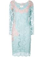 Olvi´s Lace-embroidered Dress - Blue