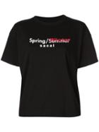 Sacai 'spring/winter' Logo T-shirt - Black