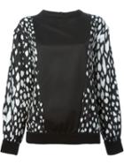 Fausto Puglisi Contrasting Printed Panels Blouse