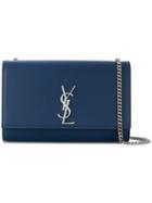 Saint Laurent Monogram Kate Shoulder Bag - Blue