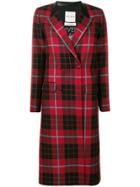 Each X Other Tartan Plaid Coat - Red