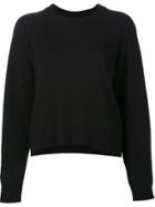 T By Alexander Wang Loose Style Jumper - Black