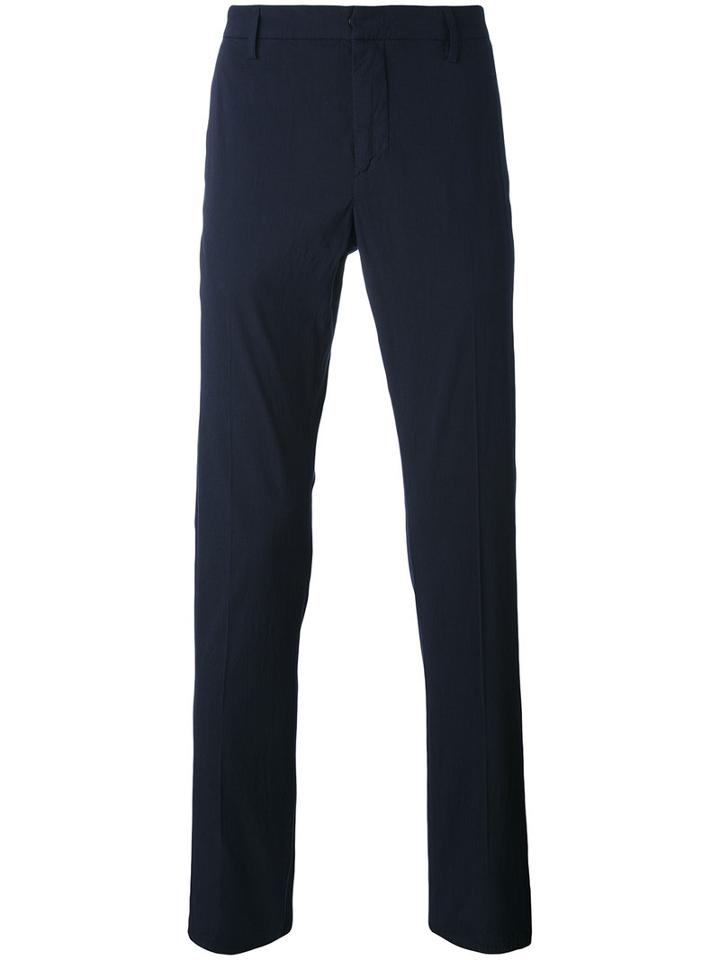Dondup - Straight-leg Trousers - Men - Cotton/spandex/elastane/viscose - 34, Blue, Cotton/spandex/elastane/viscose