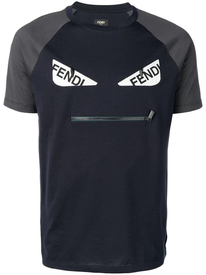 Fendi Monster Eye T-shirt - Blue