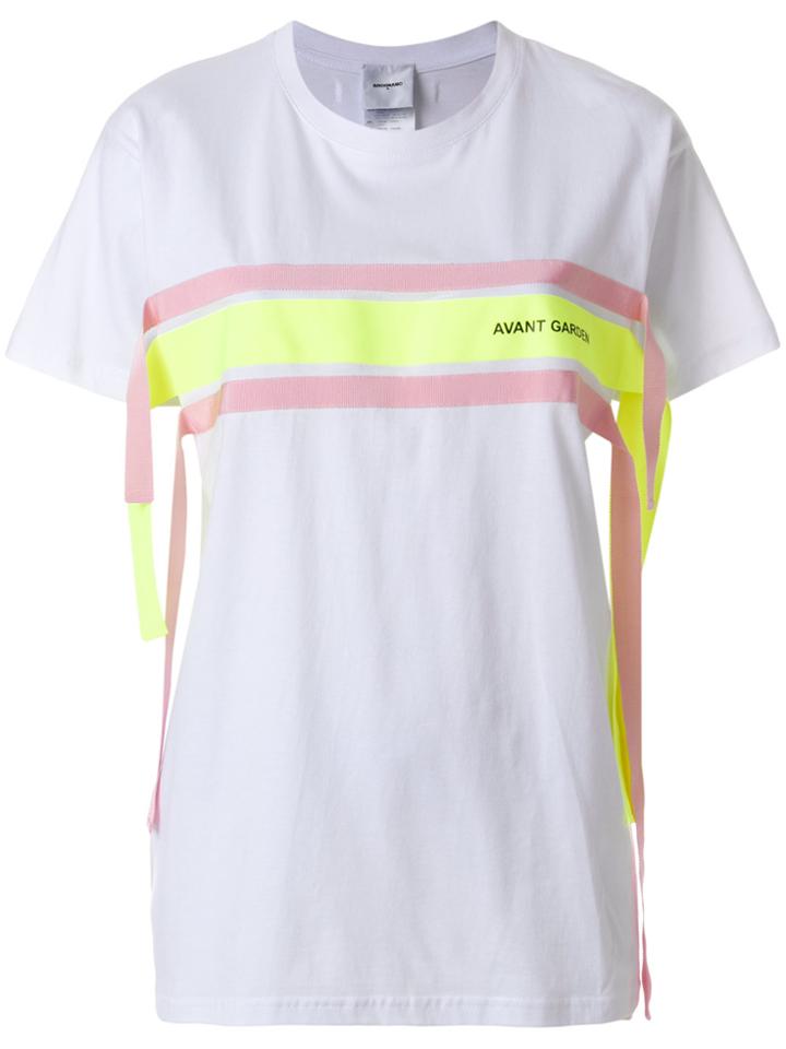 Brognano Contrast Stripe T-shirt - White