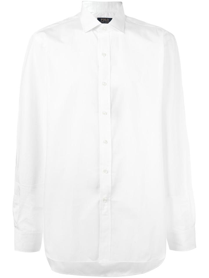 Polo Ralph Lauren Classic Button Down Shirt, Men's, Size: 17 1/2, White, Cotton