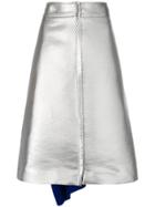 Marni A-line Midi Skirt - Metallic