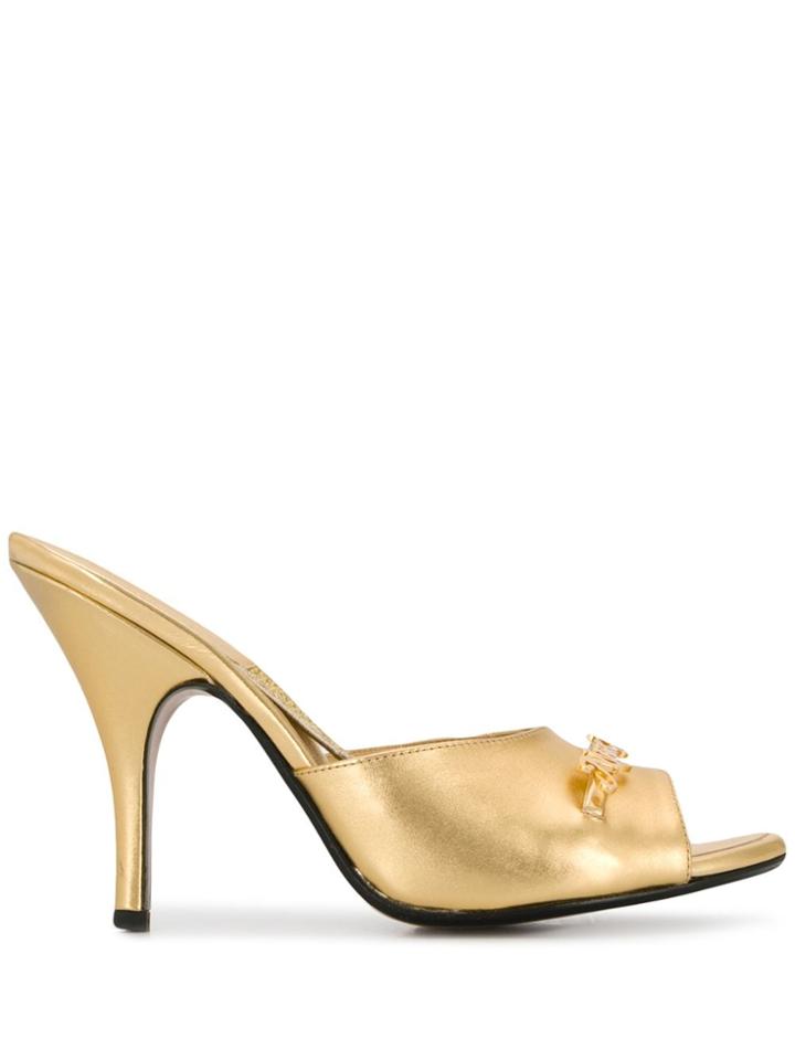 Marc Jacobs X New York Magazine Mules - Gold