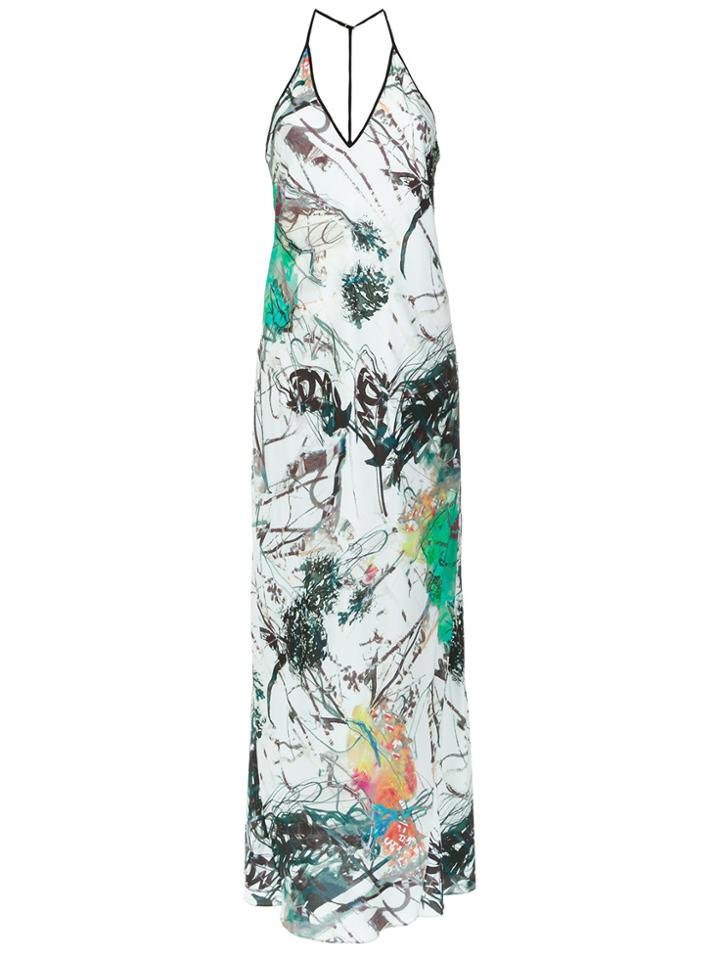 Mara Mac Printed Dress - Green