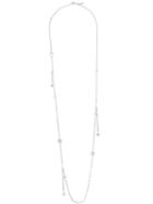 Salvatore Ferragamo Gancio Charm Chain Necklace, Women's, Metallic