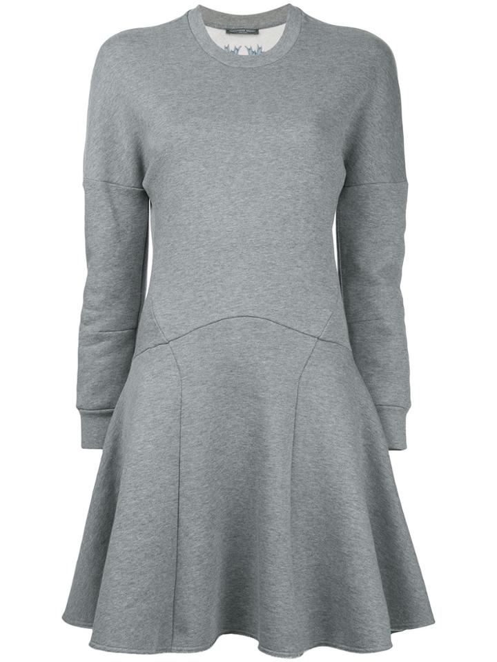 Alexander Mcqueen Sweatshirt Dress - Grey