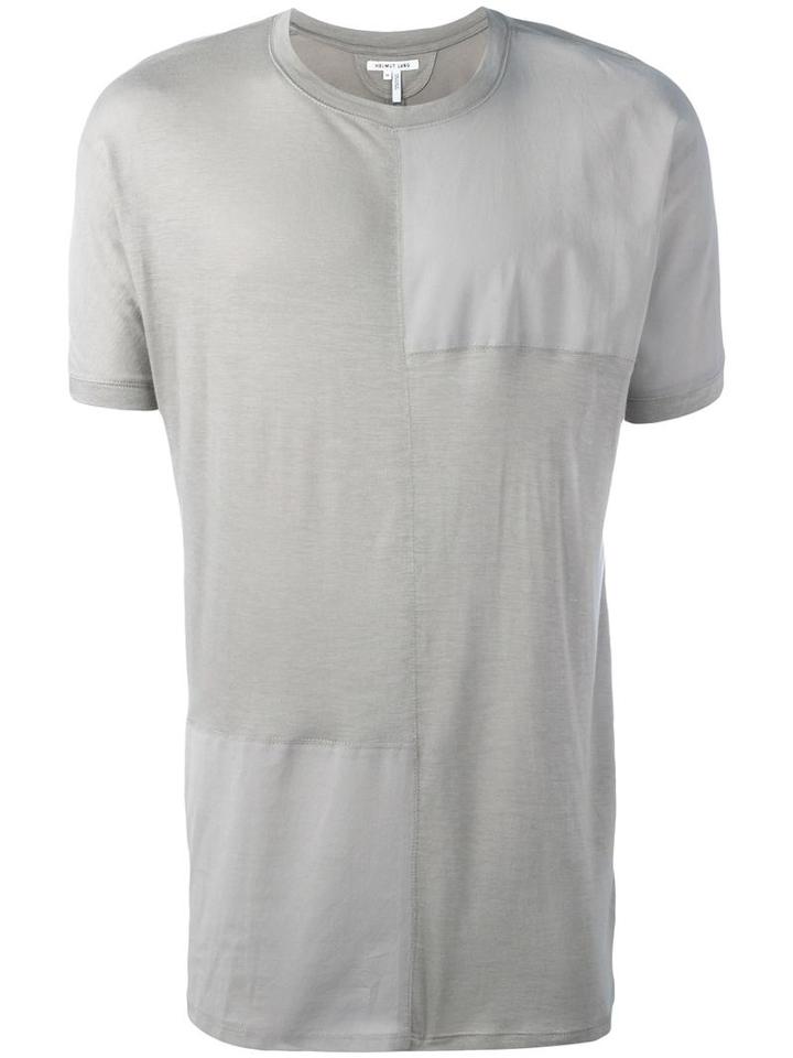 Helmut Lang Seamed Uni-sleeve T-shirt, Men's, Size: Small, Nude/neutrals, Rayon/cotton/silk
