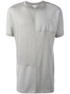 Helmut Lang Seamed Uni-sleeve T-shirt, Men's, Size: Small, Nude/neutrals, Rayon/cotton/silk