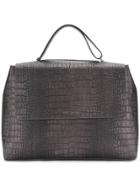 Orciani Textured Tote Bag - Black