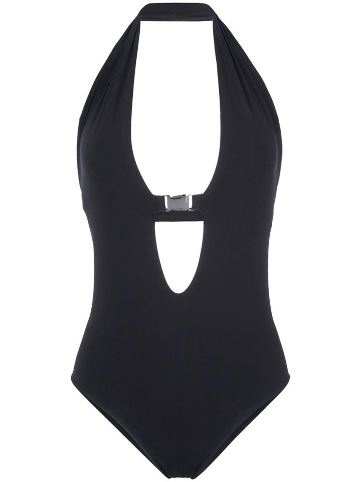 Gloria Coelho Cut Out Swimsuit - Black